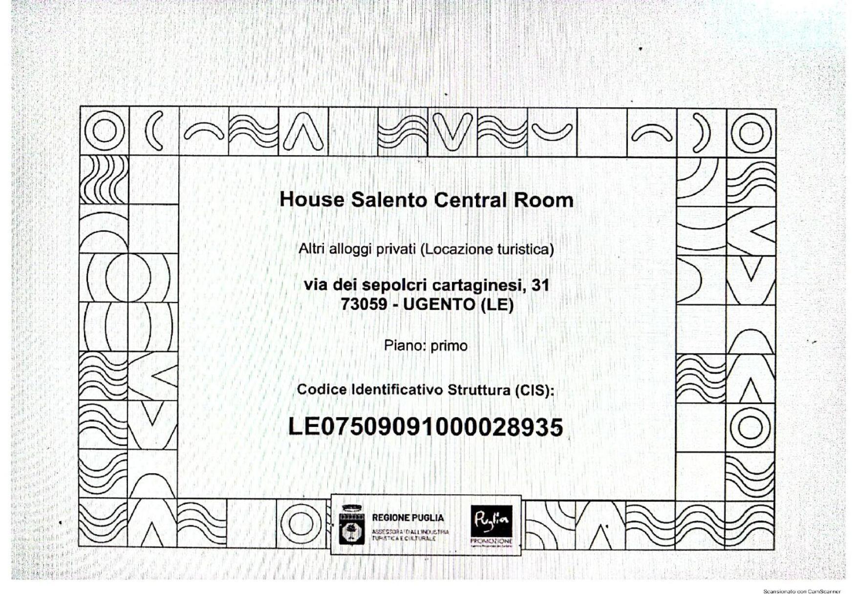 House Salento Central Rooms Торре-Сан-Джованні-Удженто Екстер'єр фото